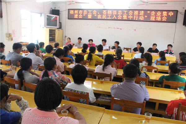梧州市總工會(huì)、蒼梧縣總工會(huì)推進(jìn)“企業(yè)集中建會(huì)”暨“農(nóng)民工入會(huì)集中行動(dòng)現(xiàn)場(chǎng)會(huì).jpg